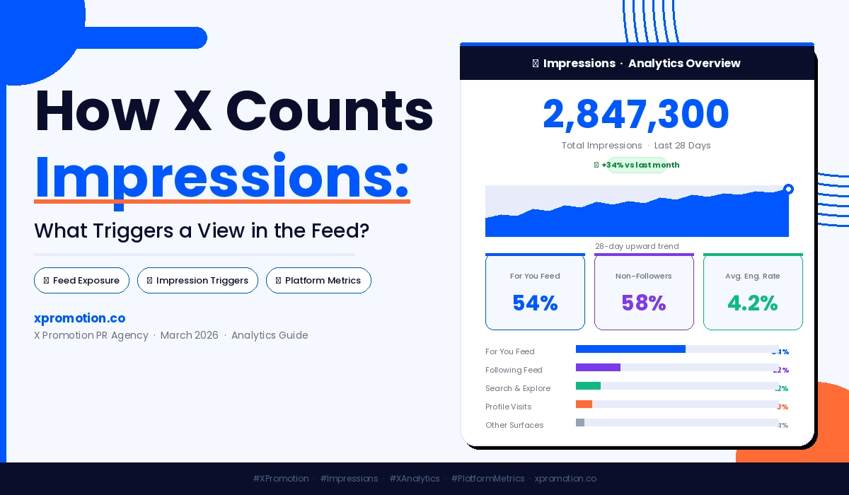 How X Counts Impressions: What Triggers a View in the Feed?