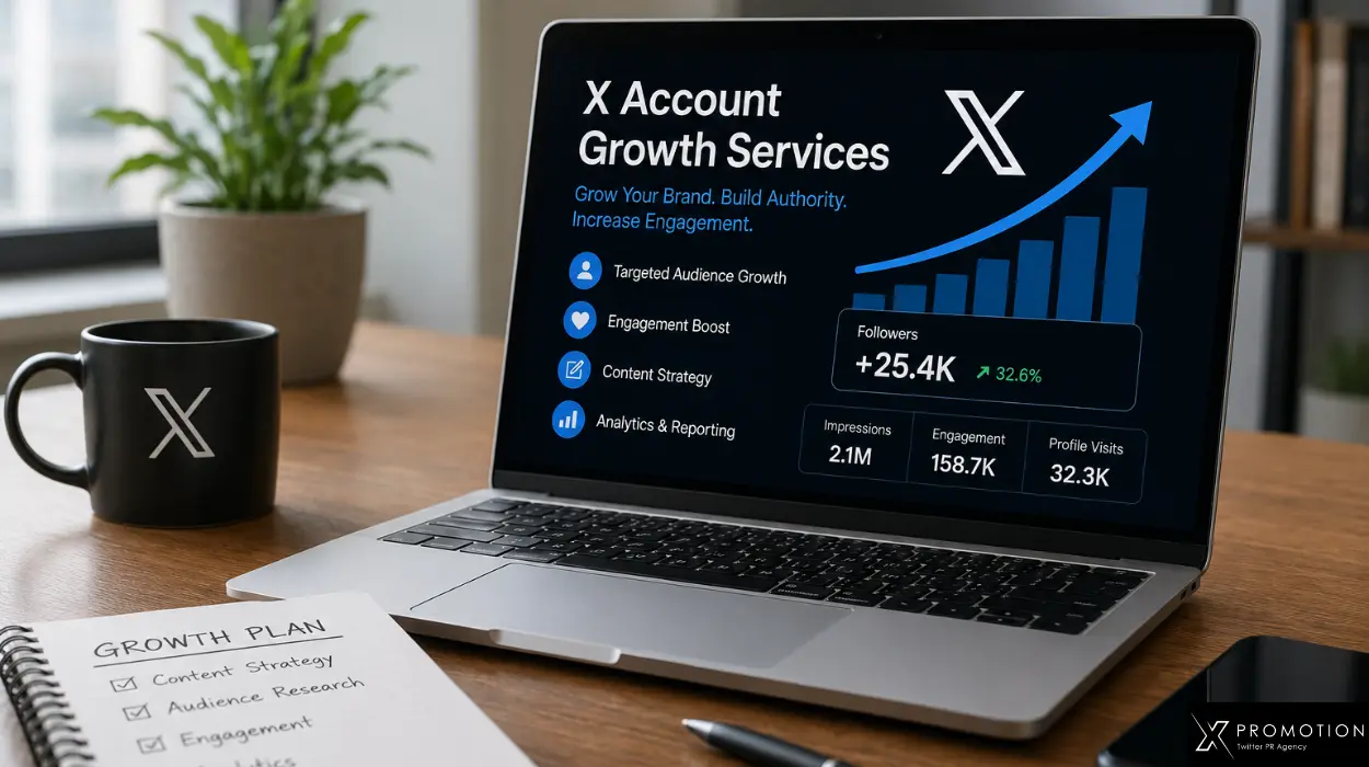 Top Professional X Account Growth Services for Brands 2026.