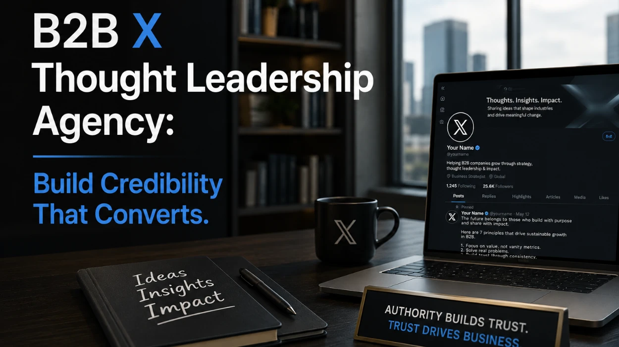 B2B X Thought Leadership Agency: Build Credibility That Converts