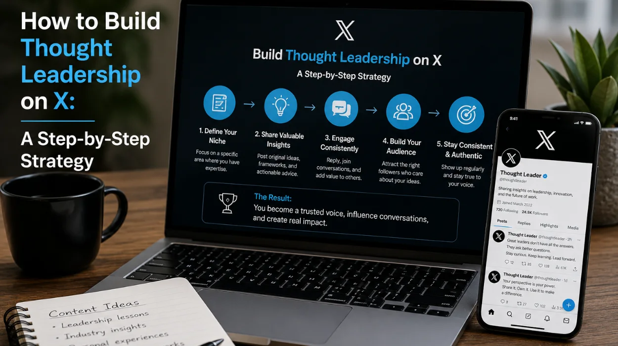 How to Build Thought Leadership on X: A Step-by-Step Strategy