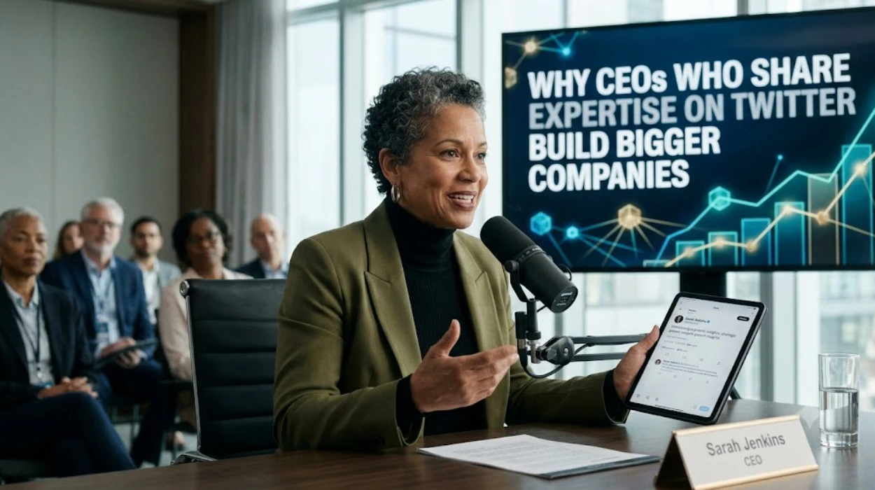 Why CEOs Who Share Expertise on Twitter Build Bigger Companies