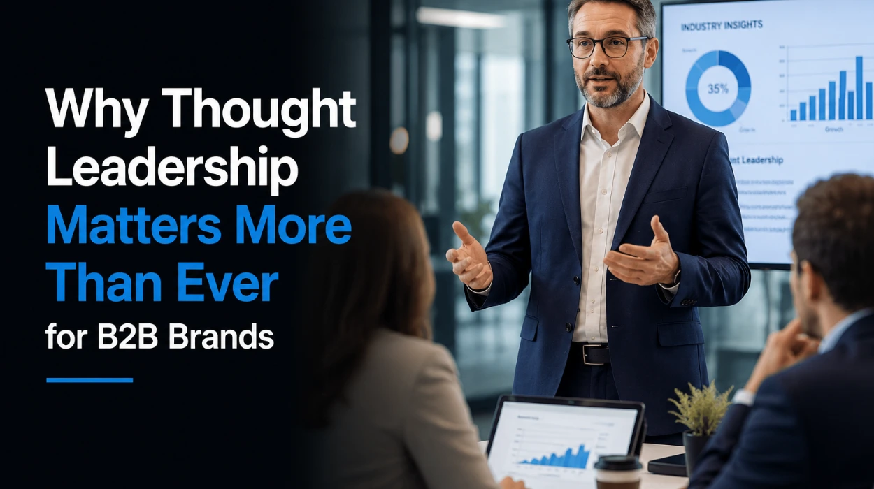 Why Thought Leadership Matters More Than Ever for B2B Brands