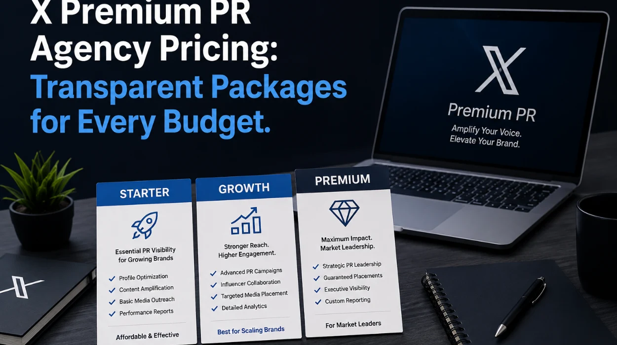 X Premium PR Agency Pricing: Transparent Packages for Every Budget