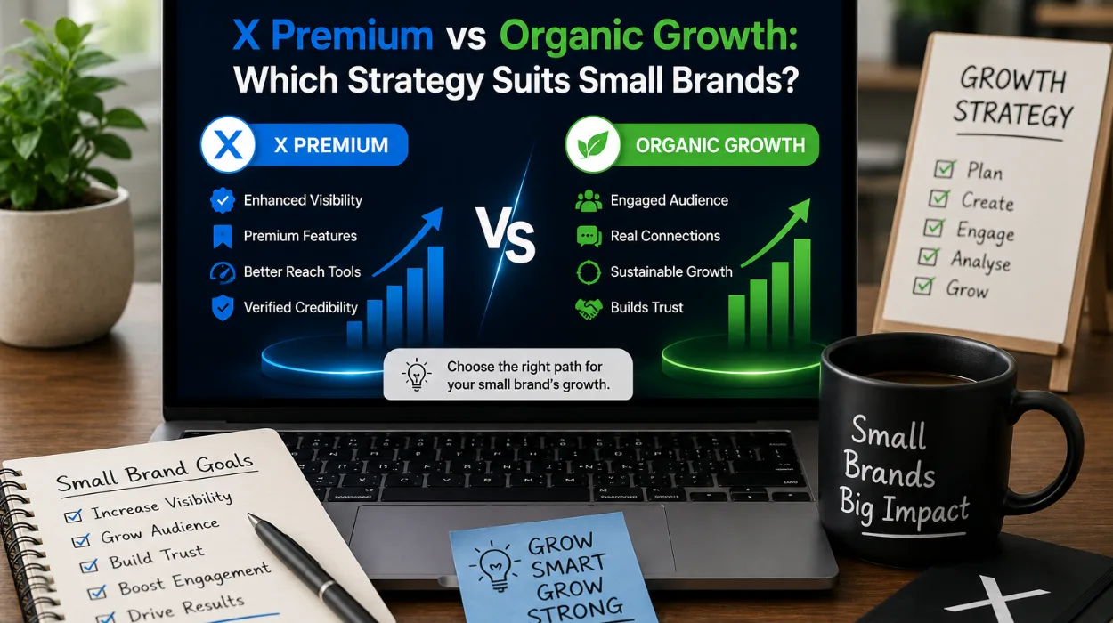 X Premium vs Organic Growth: Which Strategy Suits Small Brands