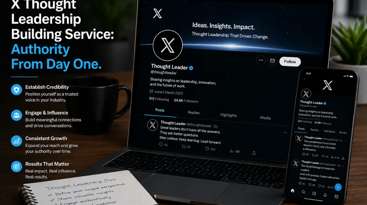 X Thought Leadership Building Service: Authority From Day One