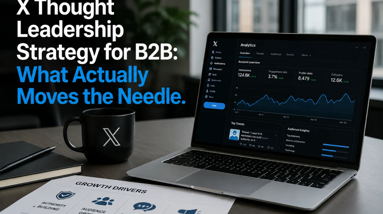 X Thought Leadership Strategy for B2B: What Actually Moves the Needle