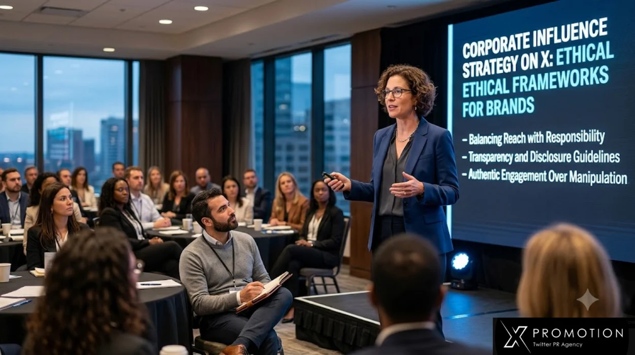 Corporate Influence Strategy on X: Ethical Frameworks for Brands