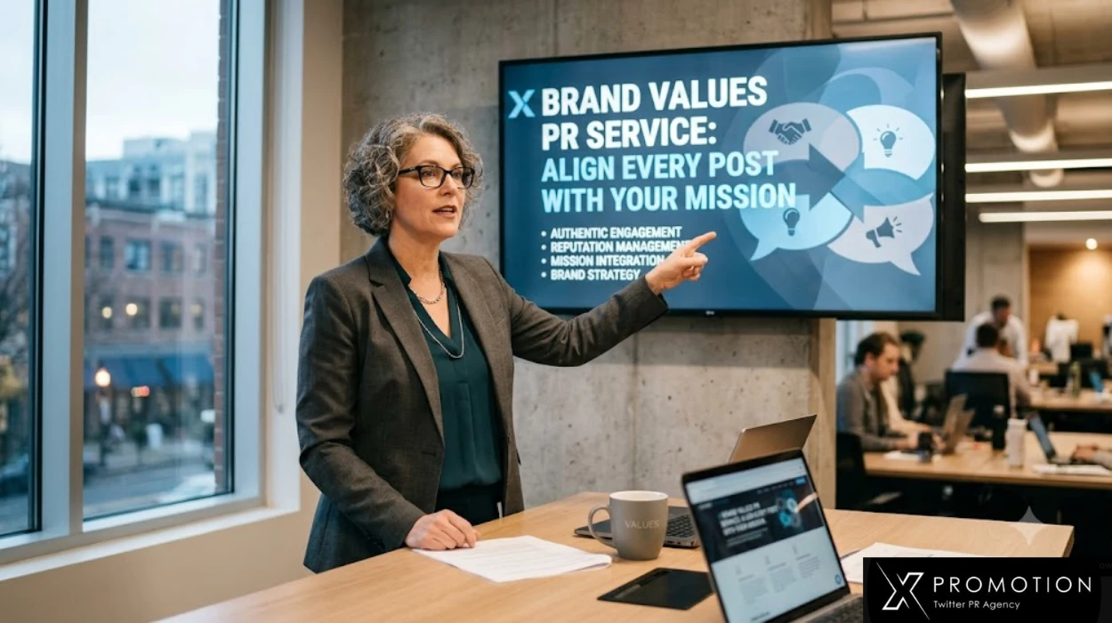X Brand Values PR Service: Align Every Post With Your Mission